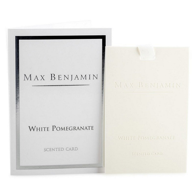 Max Benjamin White Pomegranate Scented Card MB-Card17 front