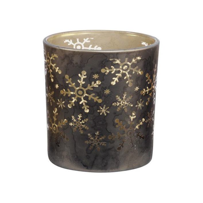 Metallic Bronze Votive Small Snowflakes 820378