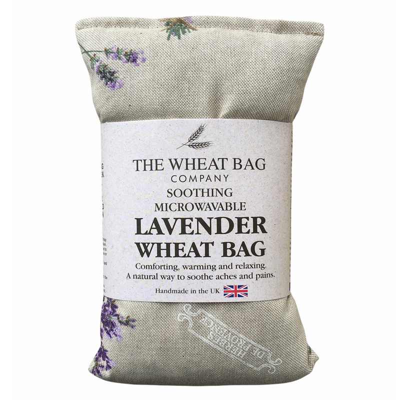 Microwavable Wheatbag Lavender Scented Lavender Print in packaging