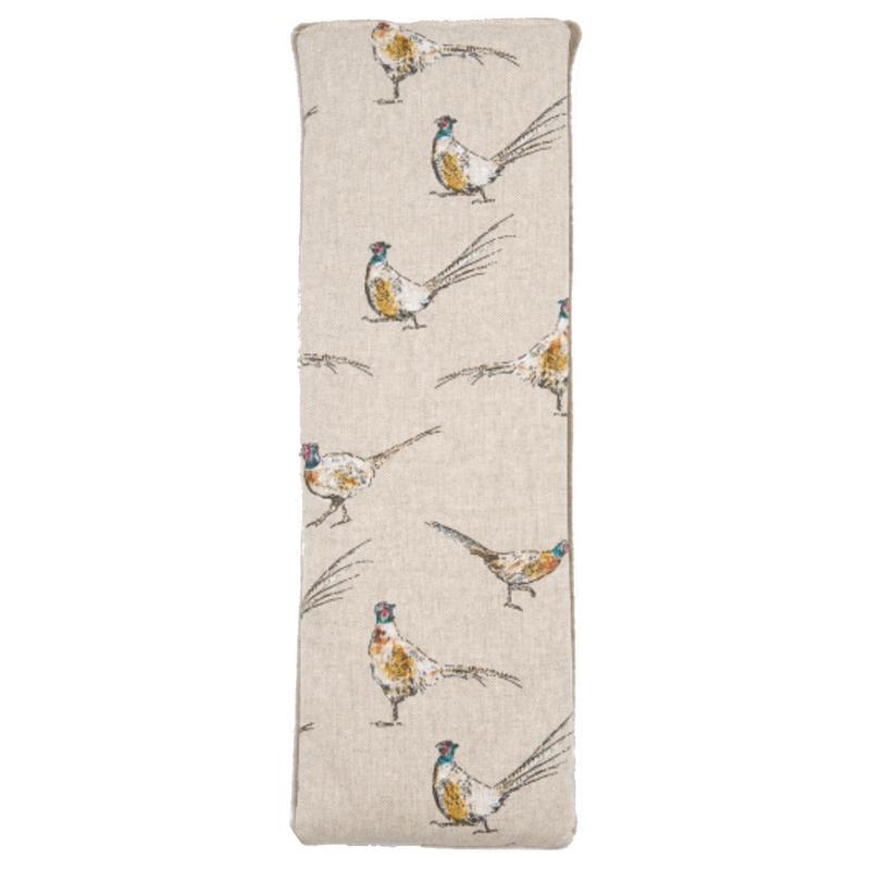 Microwavable Wheatbag Lavender Scented Pheasant Print flat