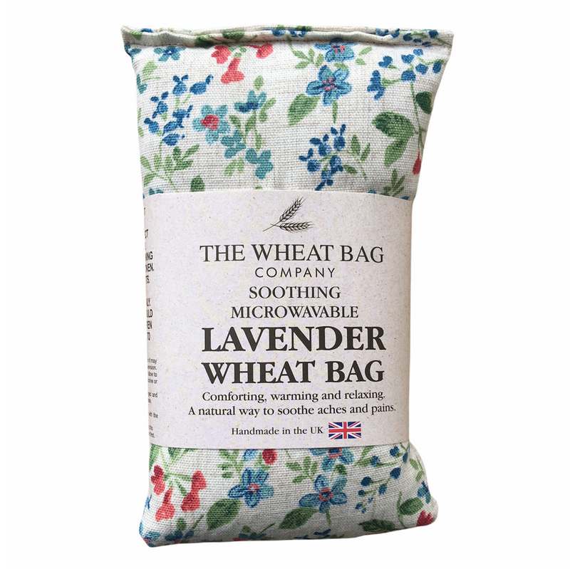 Microwavable Wheatbag Lavender Scented Wildflowers Print in packaging
