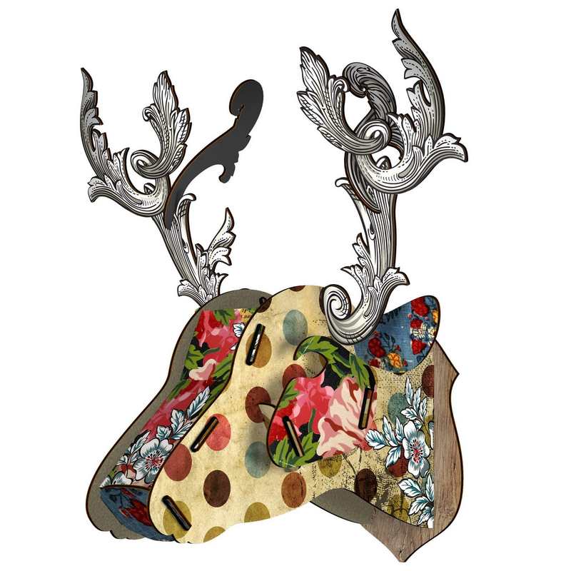 Miho Stags Head Trophy Deer Ornament Tip Top