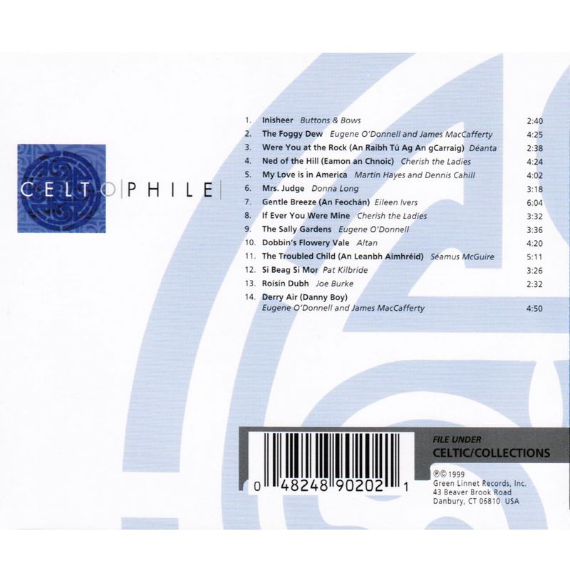 Most Beautiful Melodies Of Irish Music CELT9020 CD inlay tray track list