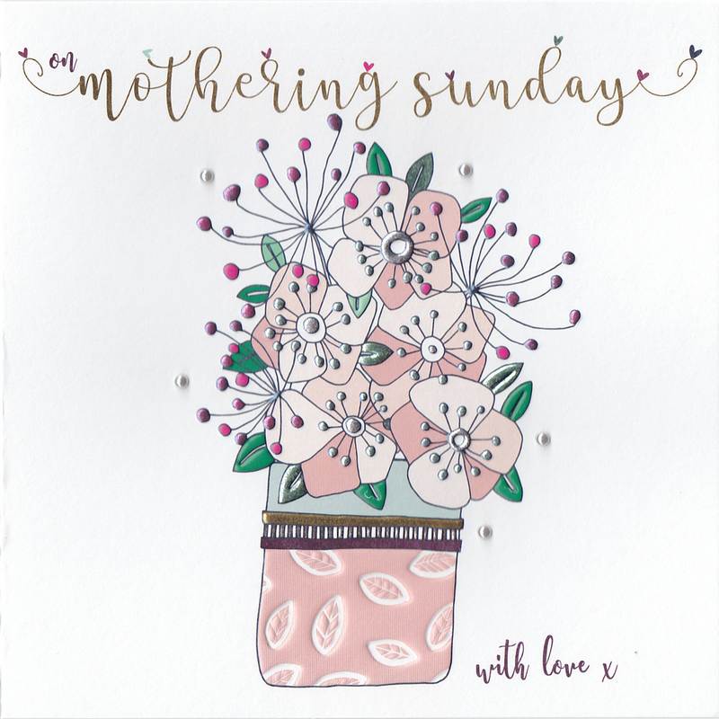 Mother's Day Card - On Mothering Sunday With Love