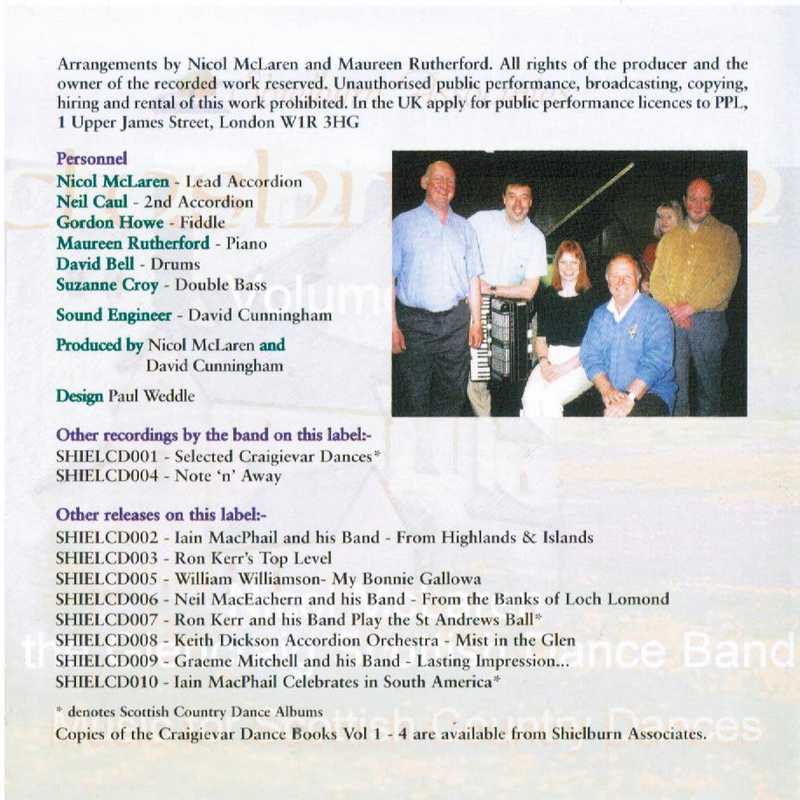 Nicol McLaren and The Glencraig Scottish Dance Band - Clashmadin Volume 1 SHIELCD011 inside