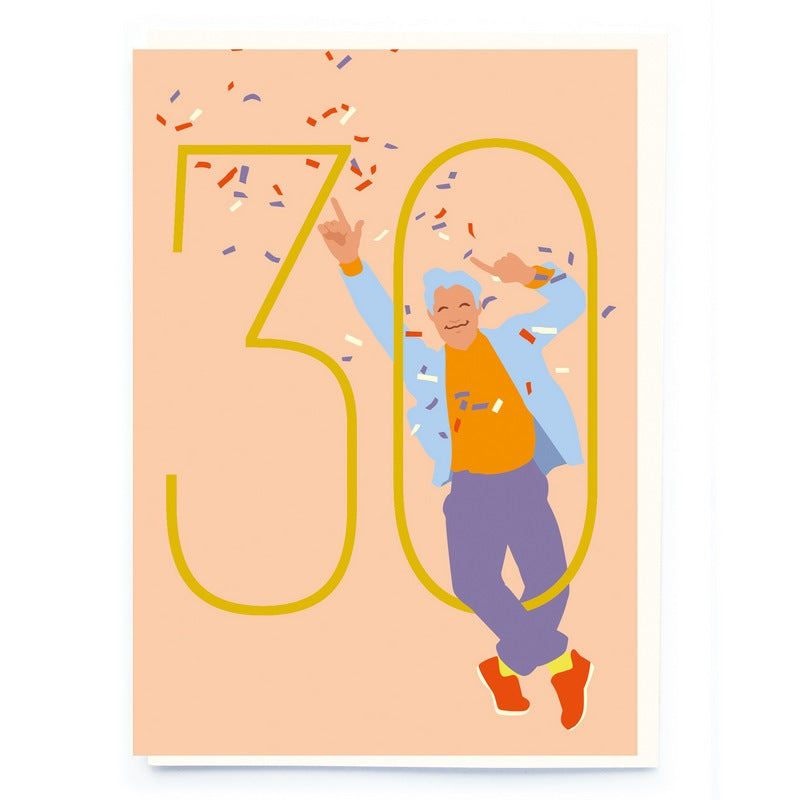 Noi Publishing Birthday Card Mens Age 30 CL004 front