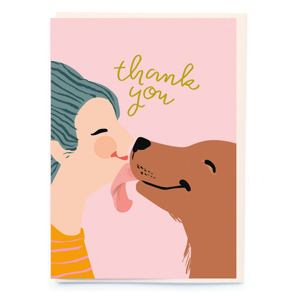 Noi Publishing Greetings Card Doggie Thank You BW021