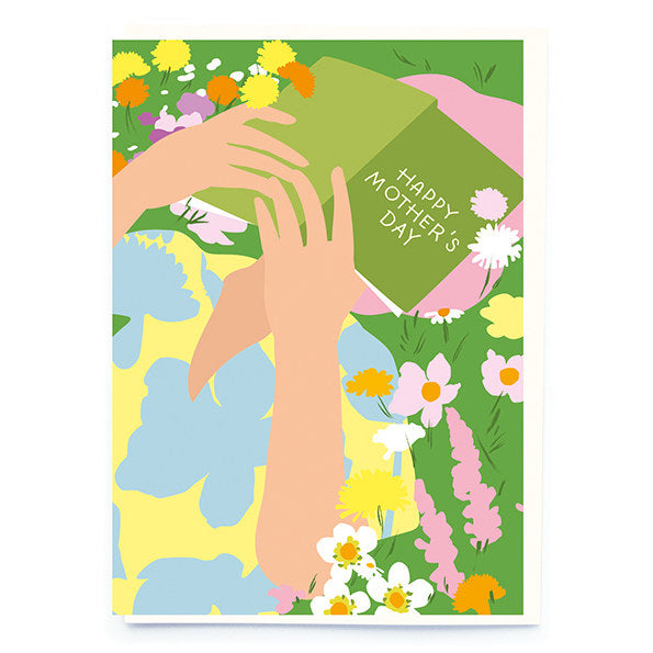 Noi Publishing Greetings Card Happy Mothers Day Reading NL267 front