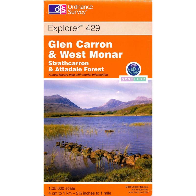 OS Explorer 429 - Glen Carron & West Monar