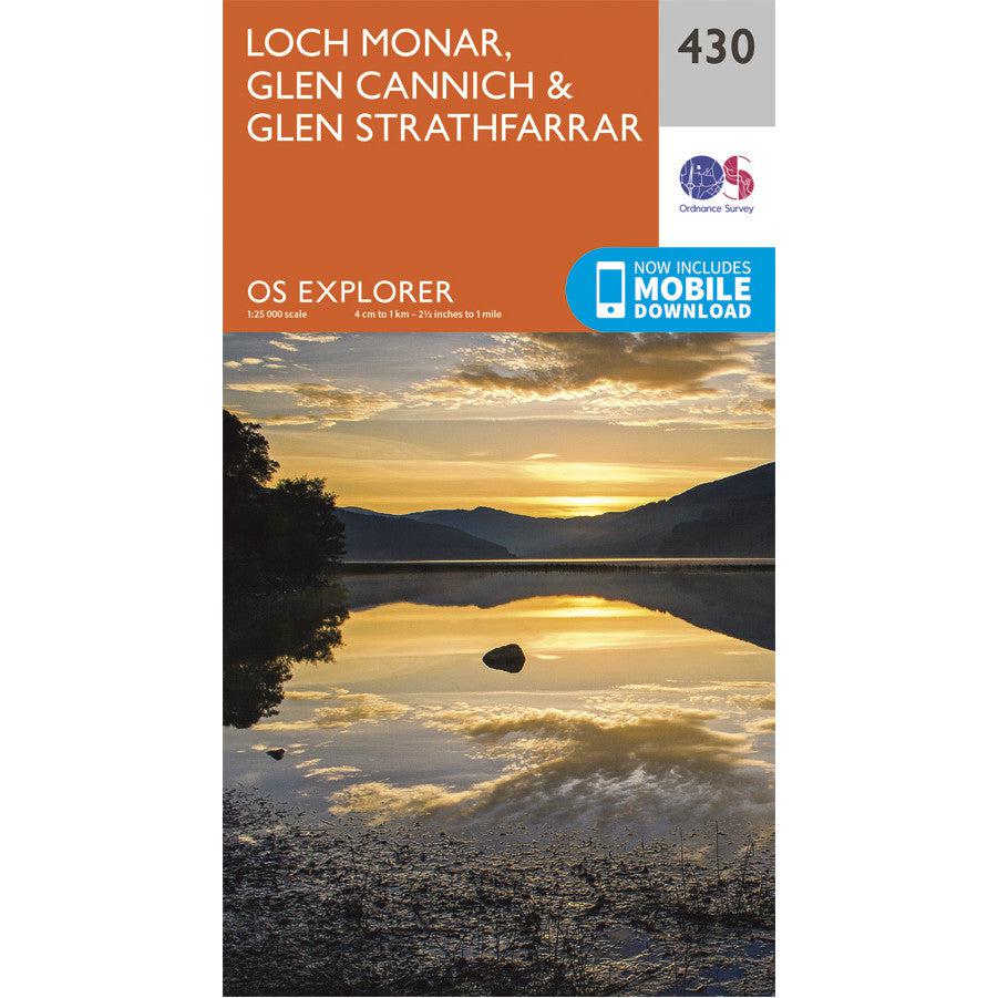 OS Explorer 430 - Loch Monar, Glen Cannich & Glen Strathfarrar