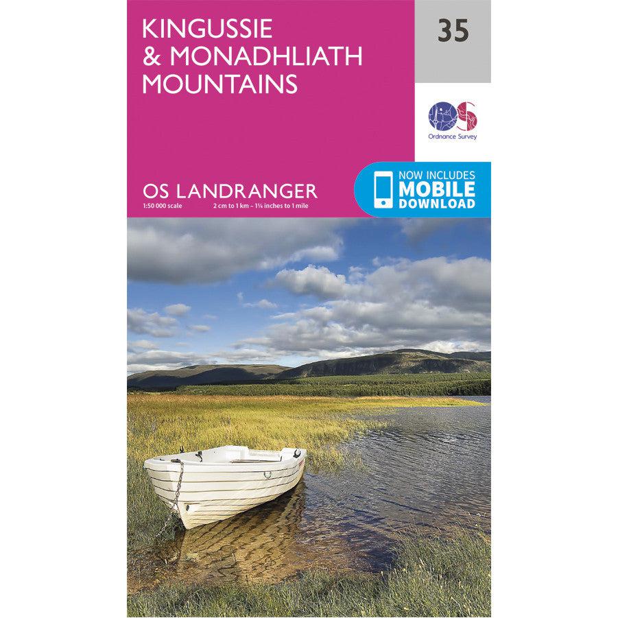 OS Landranger 35 - Kingussie & Monadhliath