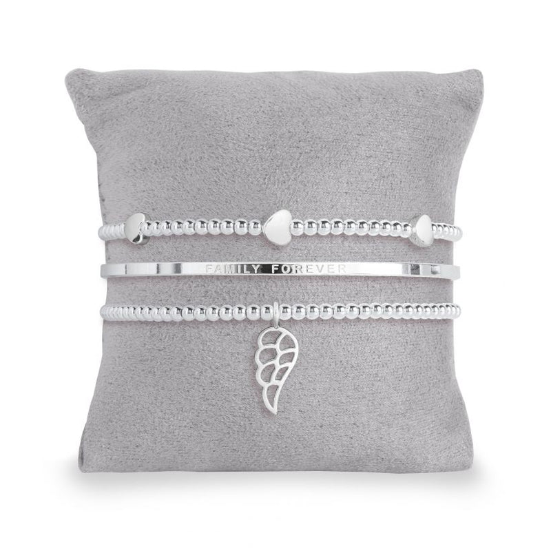 Occasion Gift Box Forever Family Stacking Bracelets 3151 on cushion