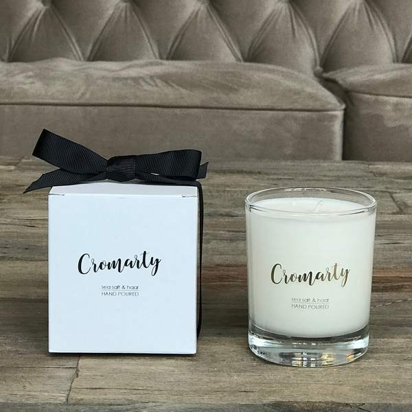 Old School Beauly Hand Poured Candle - Cromarty 20cl and box