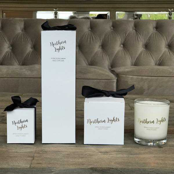 Old School Beauly Hand Poured Candles & reed diffuser - Northern Lights