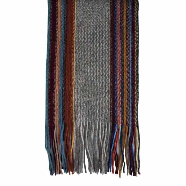 Old School Beauly Knitwear - Glen Affric Scarf with fringe