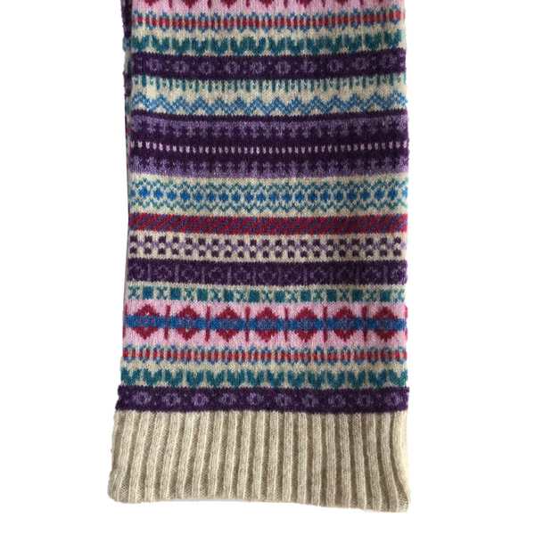 Old School Beauly Knitwear - Beauly Scarf end