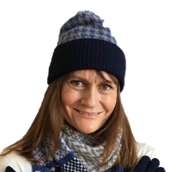 Old School Beauly Knitwear - Black Isle Hat on Model front