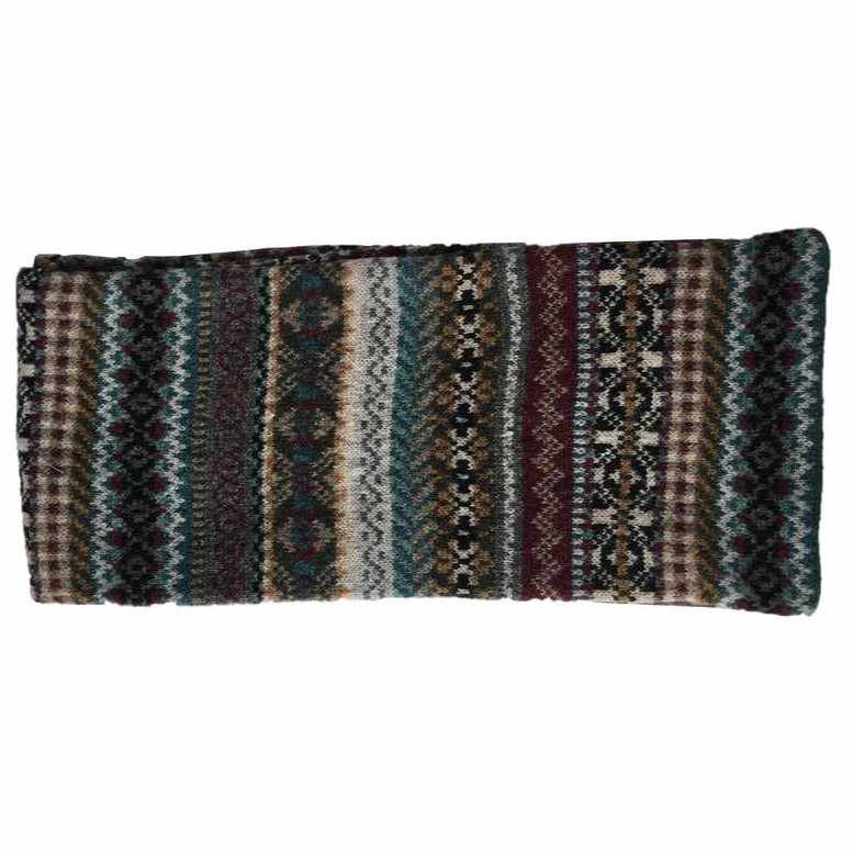 Old School Beauly Knitwear - Culloden Scarf folded