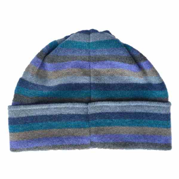 Old School Beauly Knitwear - Inverness Blue Skies Hat back