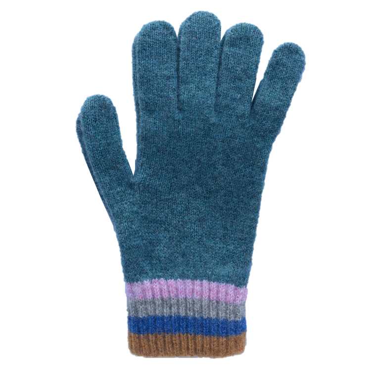 Old School Beauly Knitwear - Inverness Pink Skies Gloves