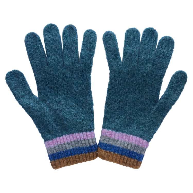 Old School Beauly Knitwear - Inverness Pink Skies Glove pair