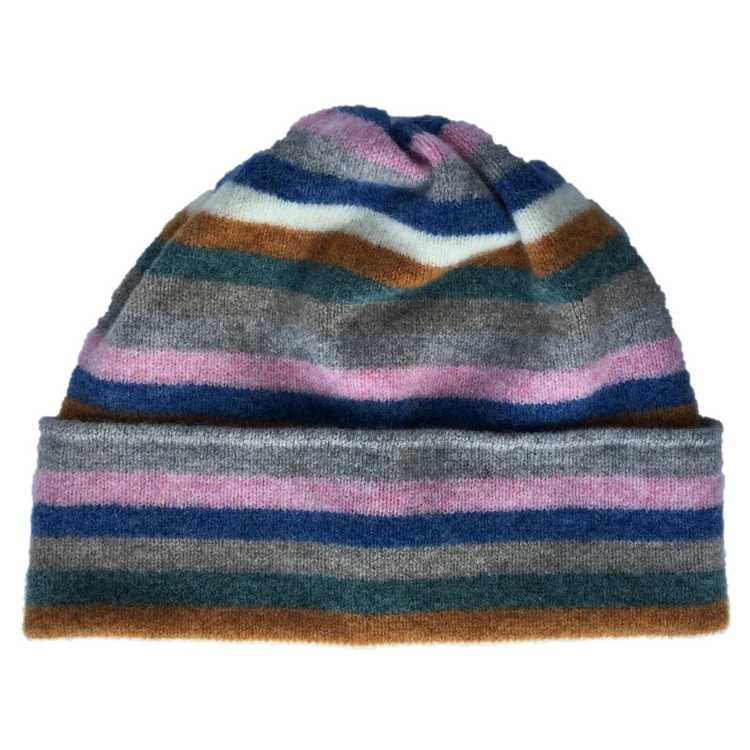 Old School Beauly Knitwear - Inverness Pink Skies Hat front