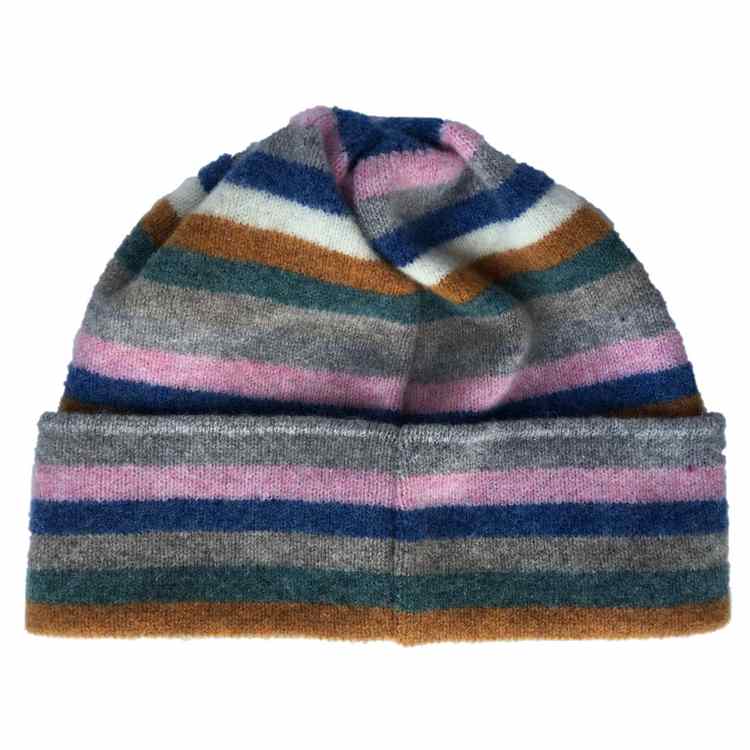 Old School Beauly Knitwear - Inverness Pink Skies Hat back