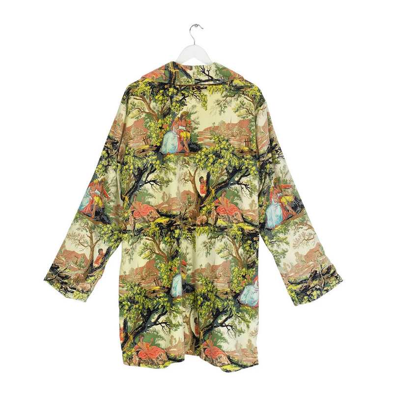 One Hundred Stars Country Toile Velvet Boyfriend Jacket back