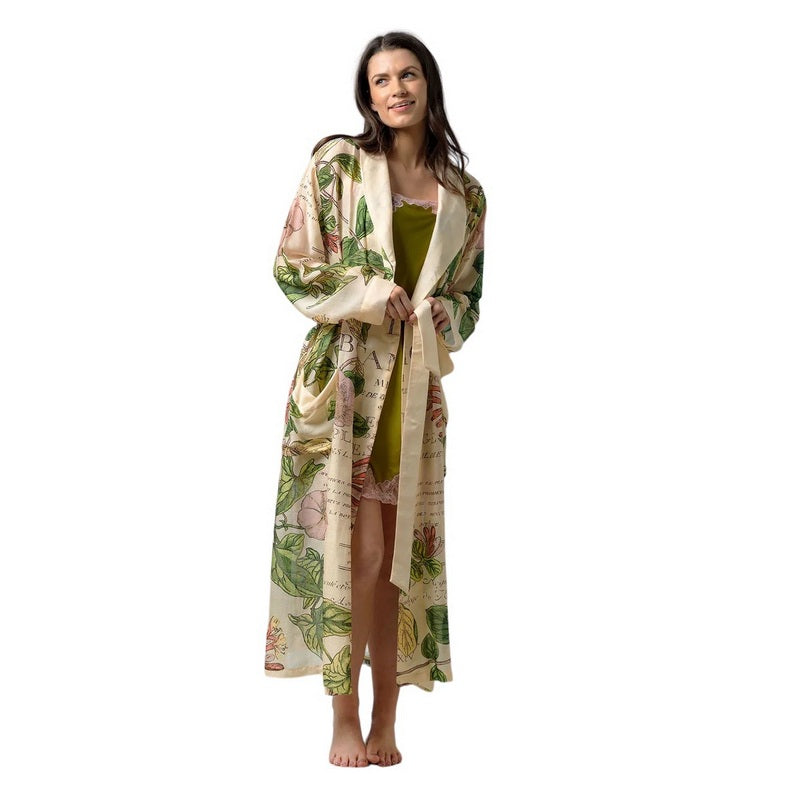 One Hundred Stars Gown Honeysuckle Natural GWNHONNAT on model front open