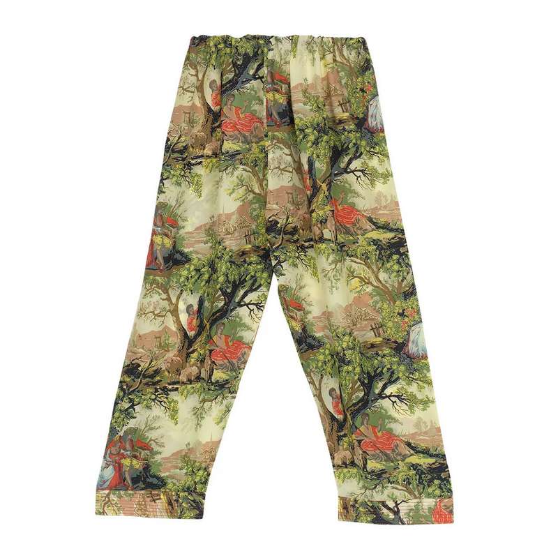 One Hundred Stars Pants Country Toile in Natural PANCTY back