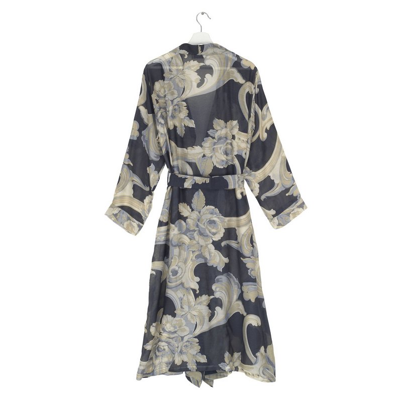 One Hundred Stars Plaster Roses Midnight Gown back