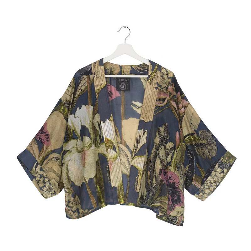 One Hundred Stars RBG Kew Kimono Iris Blue front
