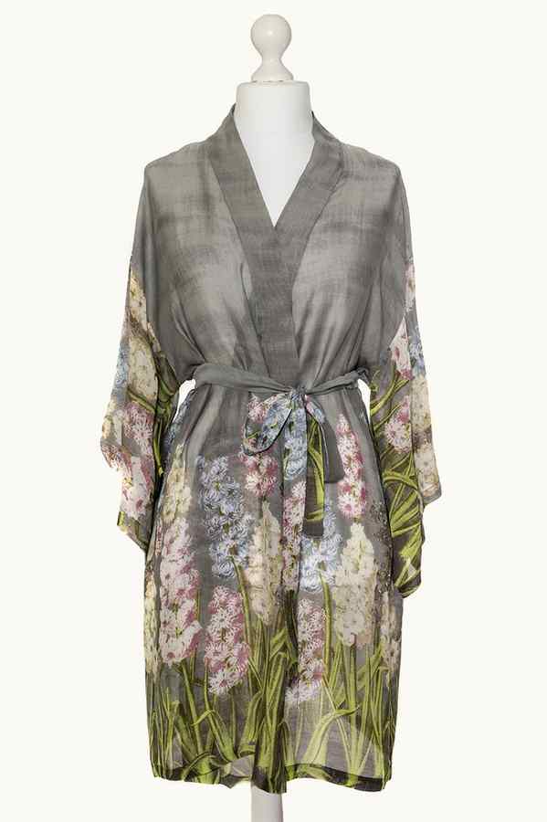 One Hundred Stars Hyacinth Boho Kimono on mannequin front