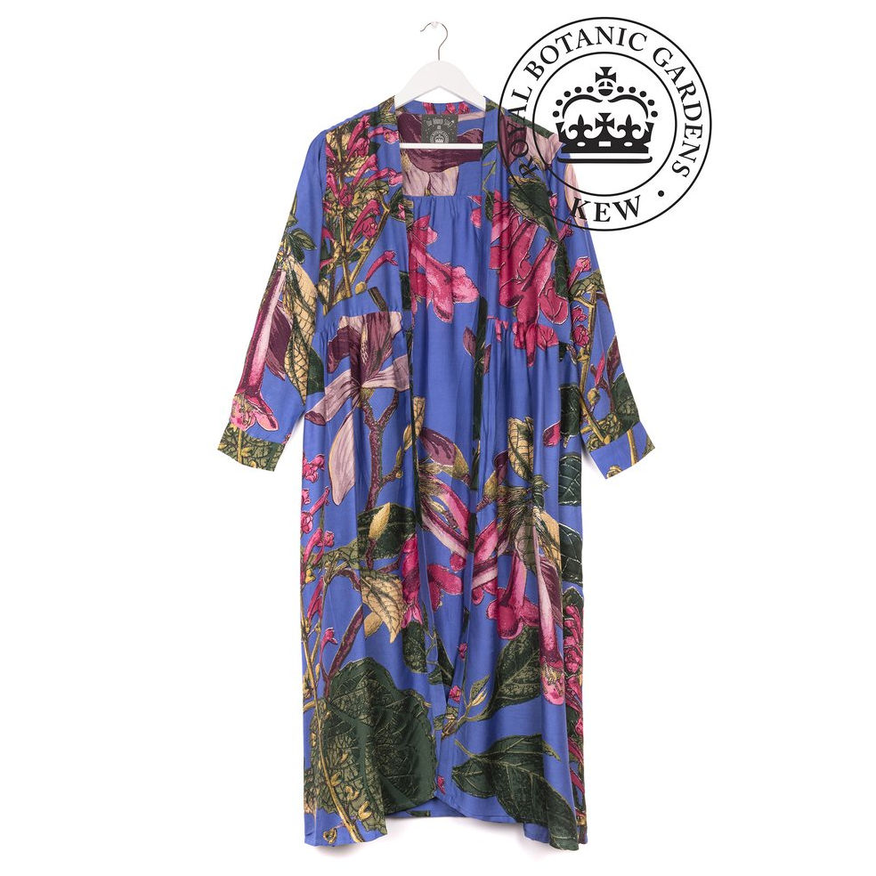 One Hundred Stars Kew Duster Coat Magnolia Purple front