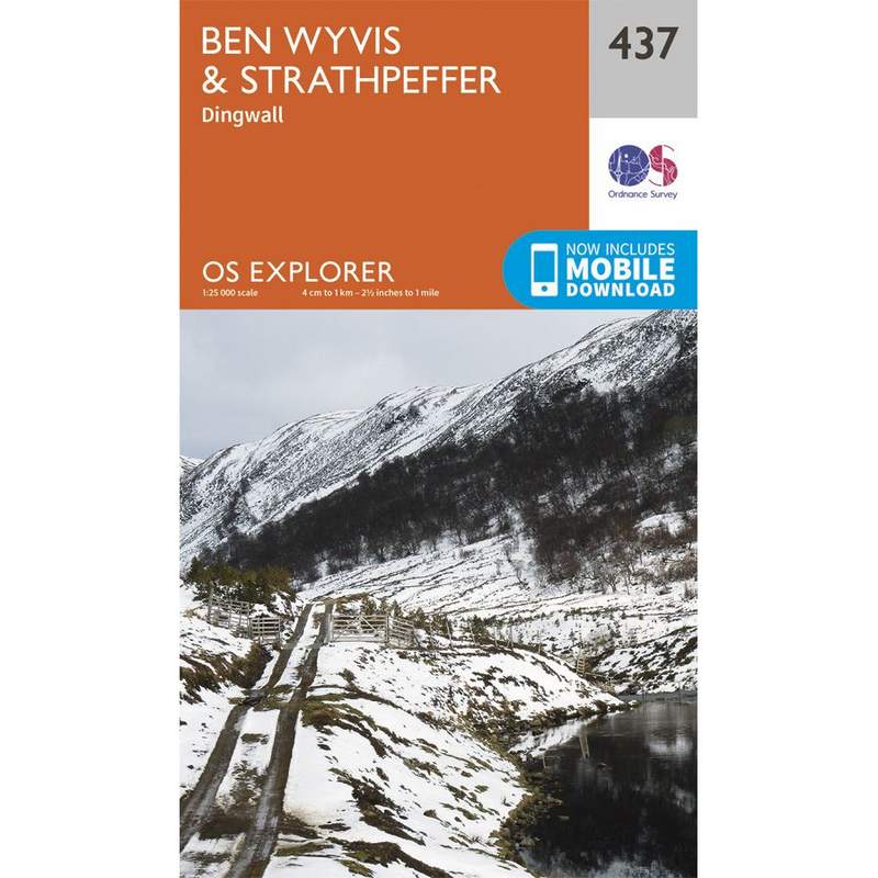 Ordnance Survey Explorer 437 Ben Wyvis and Strathpeffer front