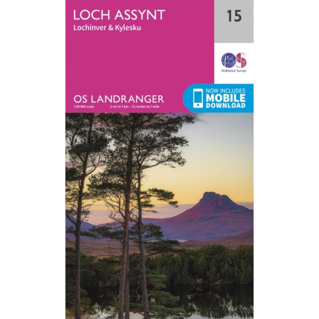 Ordnance Survey Landranger 015 Loch Assynt, Lochinver & Kylesku