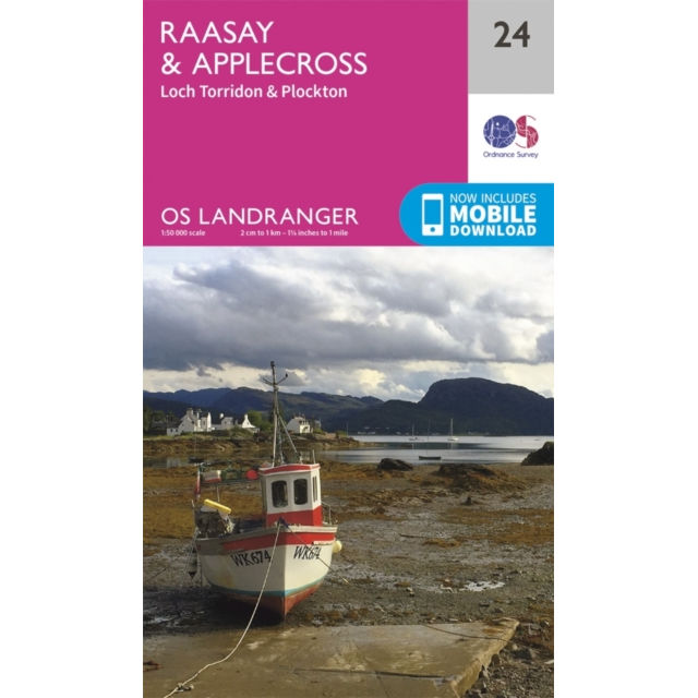 Ordnance Survey Landranger 024 Raasay & Applecross Loch Torridon & Plockton