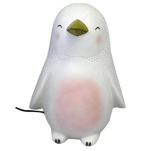Over The Moon Penguin Lamp front