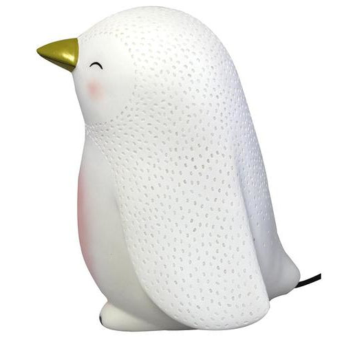 Over The Moon Penguin Lamp side