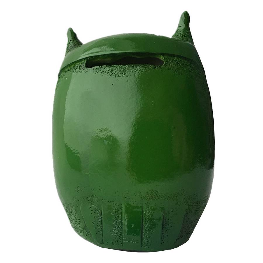 Owl Money Bank Green back