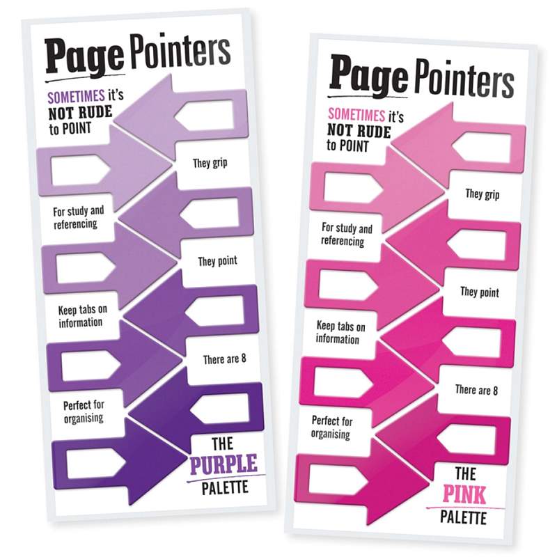 Page Pointers Purple & Pink