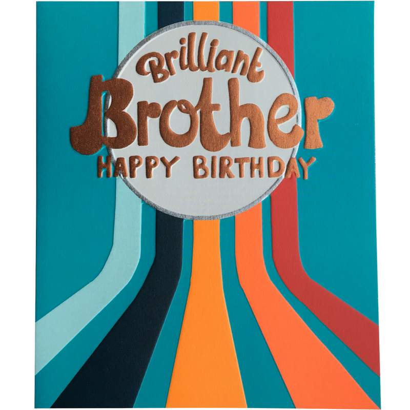 Paper Salad Greetings Cards Brilliant Brother Happy Birthday HD2073 main