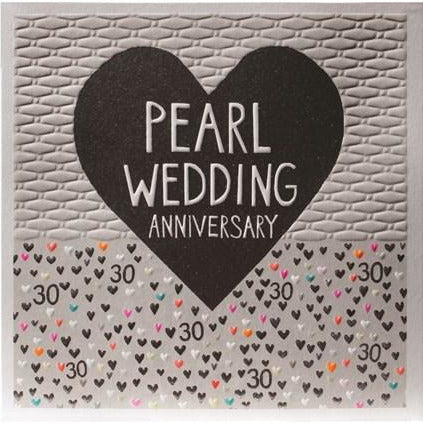 Paper Salad Publishing Pearl Wedding Anniversary JJ1843 front