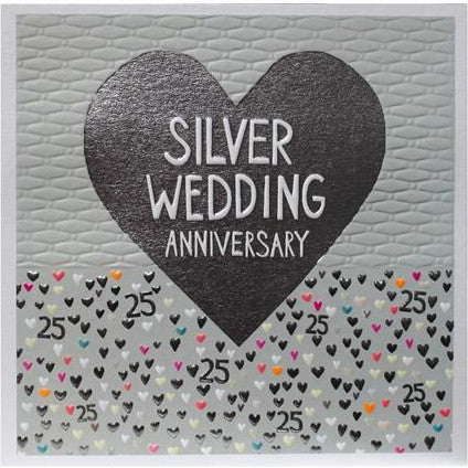 Paper Salad Publishing Silver Wedding Anniversary JJ1802 front