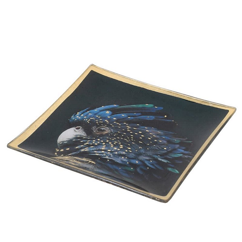 Parrot Trinket Tray angled