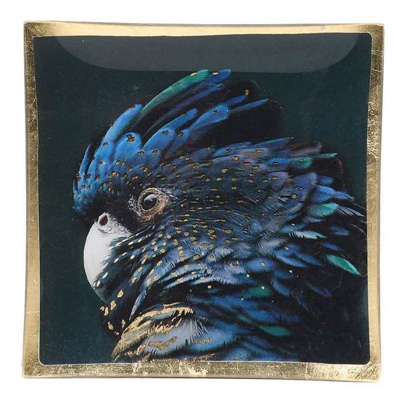 Parrot Trinket Tray detail