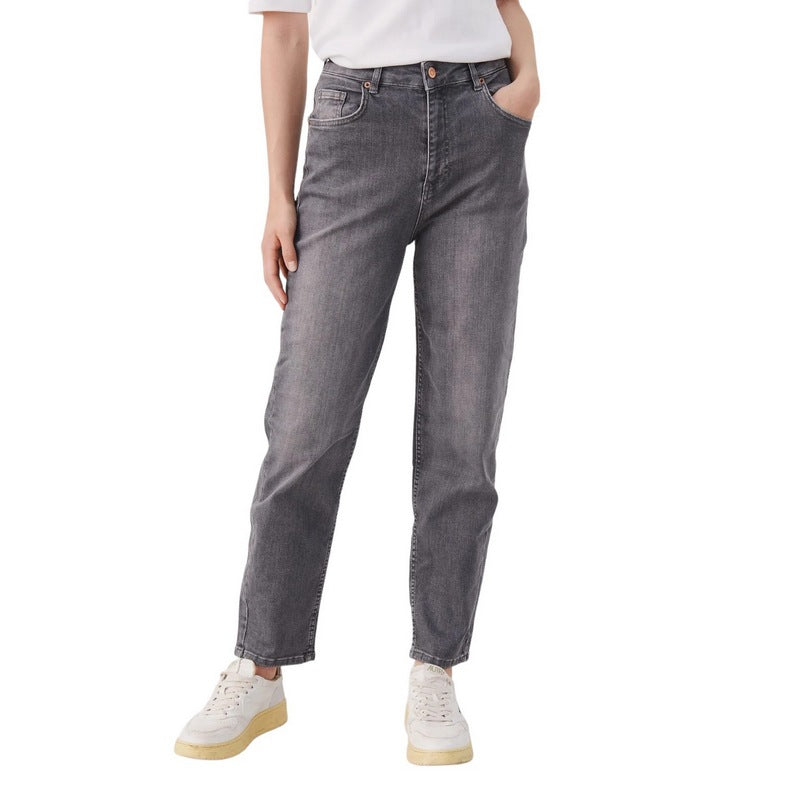 Part Two Clothing Hela Jeans Grey Vintage Denim 30305887-300152 on model front close-up