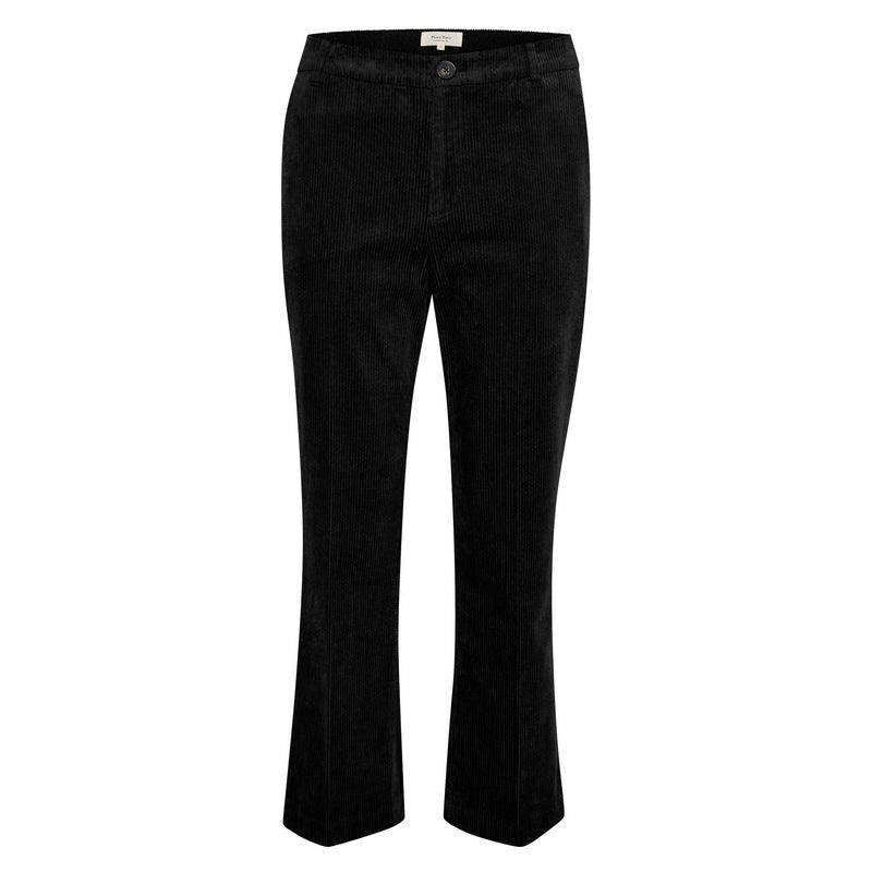 Part Two Clothing Misha Cord Trousers Black 30305538-194008 front
