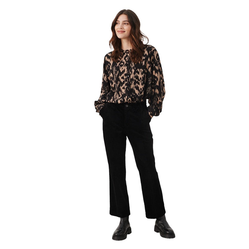 Part Two Clothing Misha Cord Trousers Black 30305538-194008 on model  2