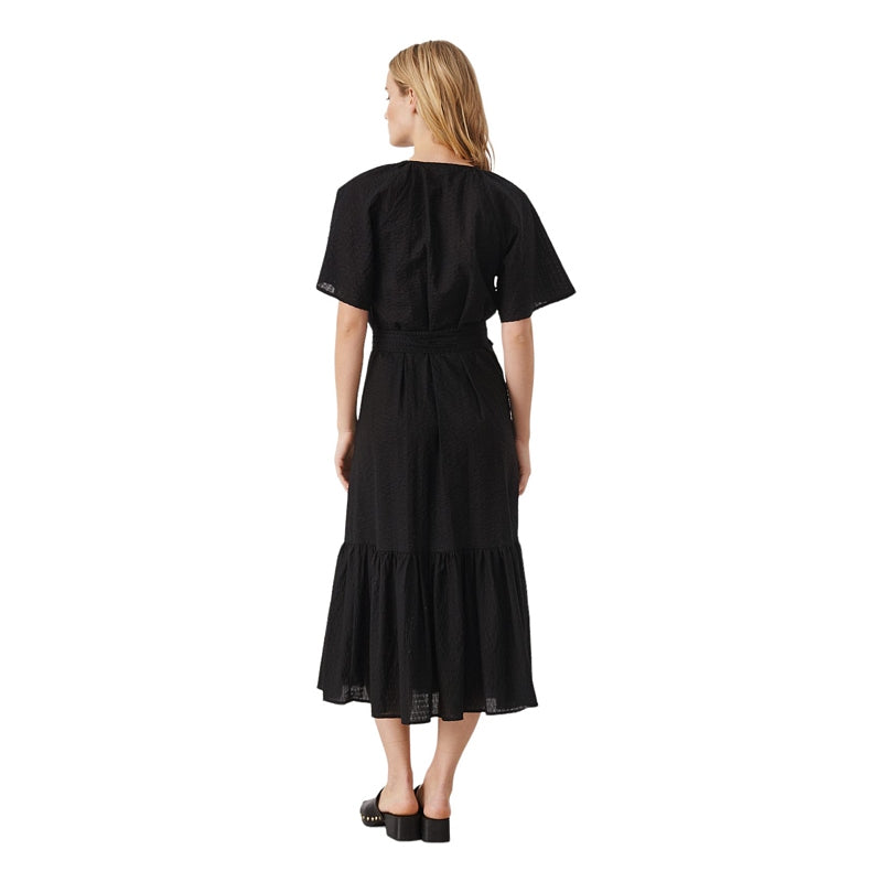 Part Two Clothing Sabbie Dress Black 30307589-194008 on model back